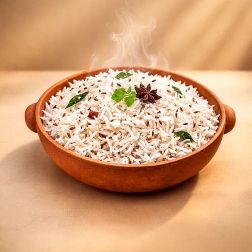 classic restaurant style jeera rice