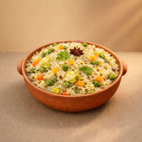 healthy mixed vegetable pulao