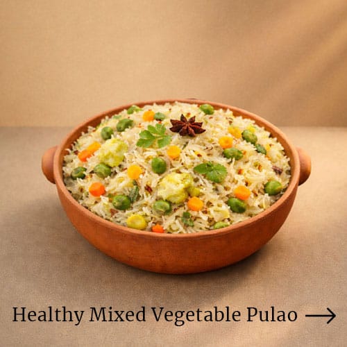 healthy Mixed Vegetable Pulao
